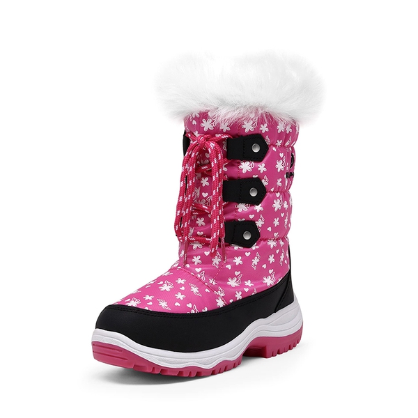 Kids Winter Snow Boots - PINK -  0